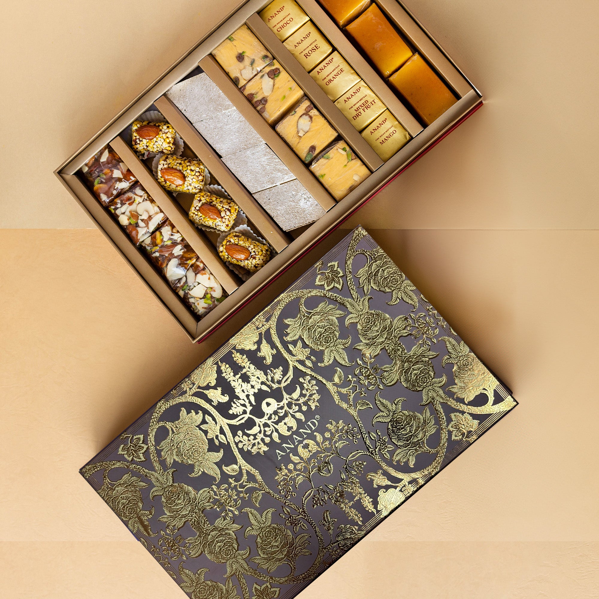 Anand's Assorted Sweets Gift Box - Ethereal Aqua 867g