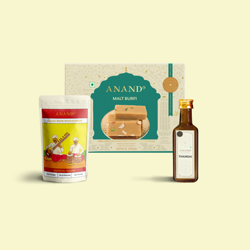 Anand Malt Burfi | Holi Organic Color & Thandai Concentrate - 100ml