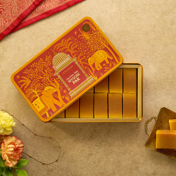 Mysore Pak Celebration Tin - 500gms