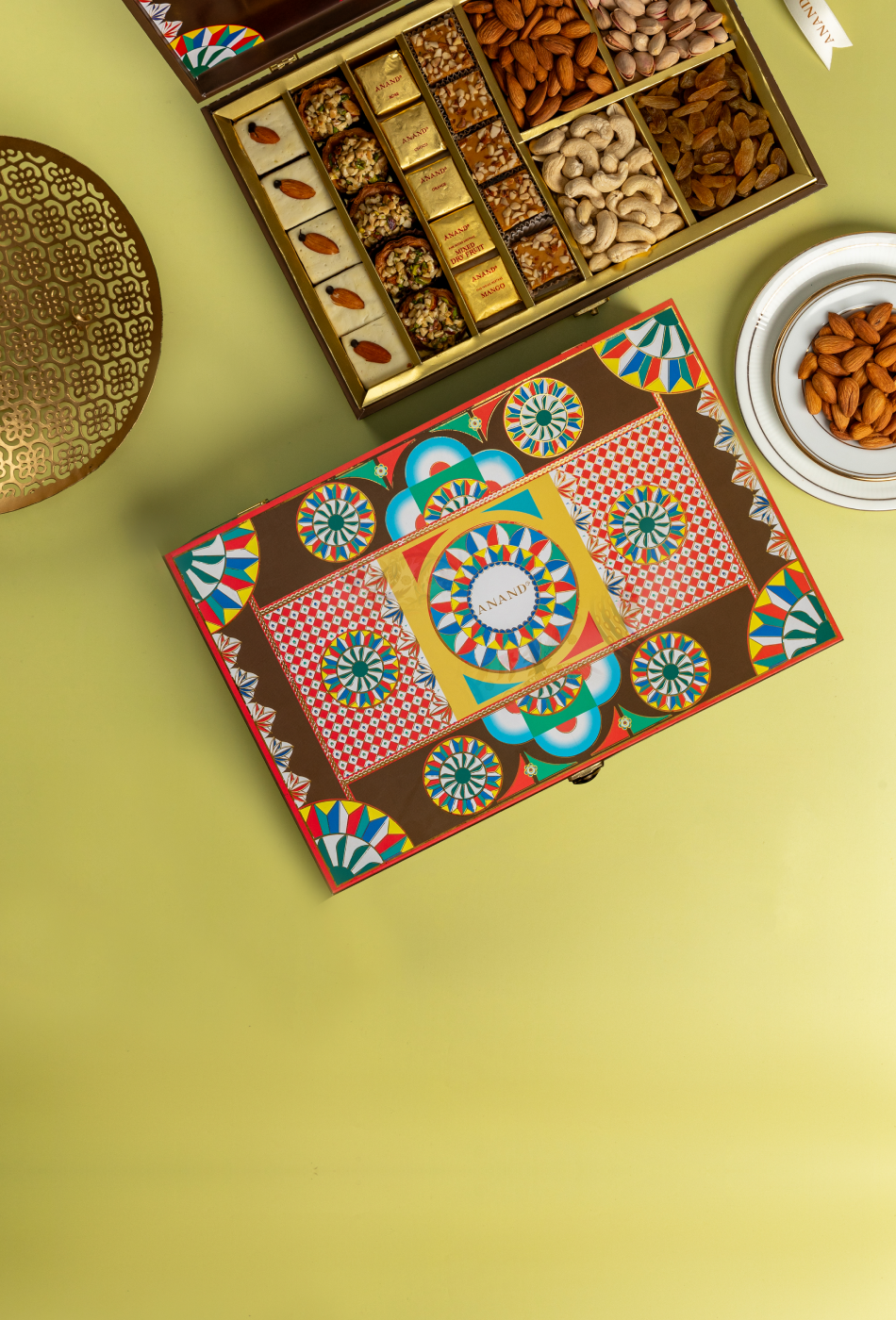 Diwali Special - Festive Celebration Gift Box - Dunkel braun