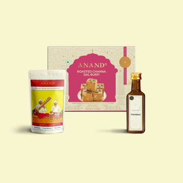 Roasted Channa Dal Burfi Holi Organic Color & Thandai Concentrate - 100ml